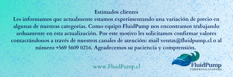 Actualización precios